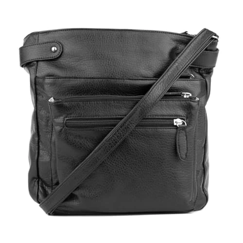 Felicity Womens Black Cross Bag - Size 1 UK - Black