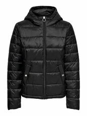 Female quilted jacket, plain, black, XS Female quilted jacket, plain, black, XS