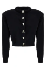 Firm Knit cardigan Black Size DE