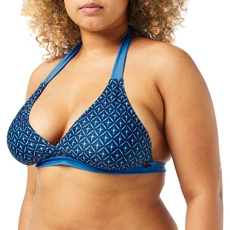 Flavia Bikini Top, Navy Blue Tile, 8 Flavia Bikini Top, Navy Blue Tile, 8