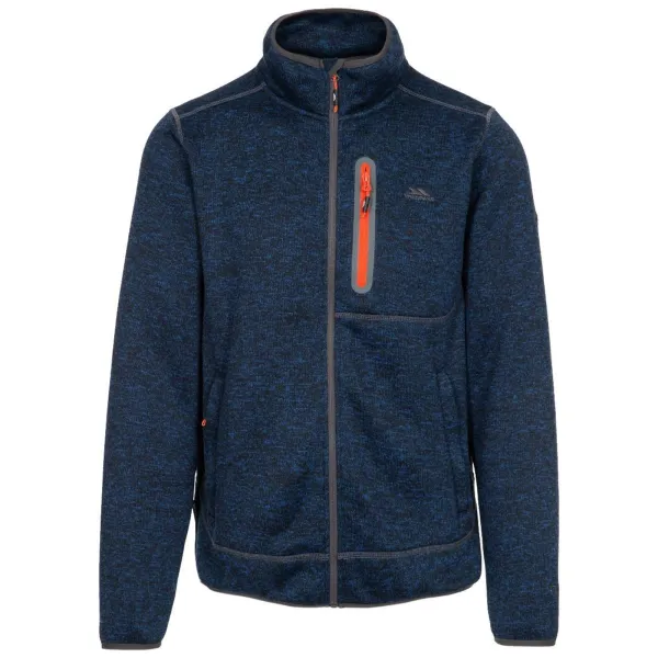 Fleece Jacket Bingham Polyester Navy Marl - Navy