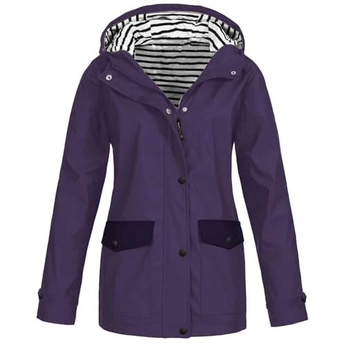 Fleece Jackets for Women UK Motorbike Jackets Mens Casual Jacket Men's Winter Coats and Jackets Lightning Deals Clearance Mens Jackets Smart Casual Rain Coats for Women Raincoats Purple
