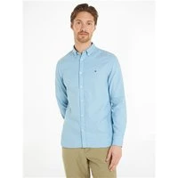 Flex Dobby Slim Fit Shirt - Blue - XL