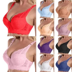 Floral Lace Sports Bra Comfy Bras for Women UK Adjustable Straps Breathable Push Up Bra High Impact Comfort Underwear Soft Comfort Leisure High Support Womens Bras Pink Floral Lace Sports Bra Comfy Bras for Women UK Adjustable Straps Breathable Push Up Bra High Impact Comfort Underwear Soft Comfort Leisure High Support Womens Bras Pink
