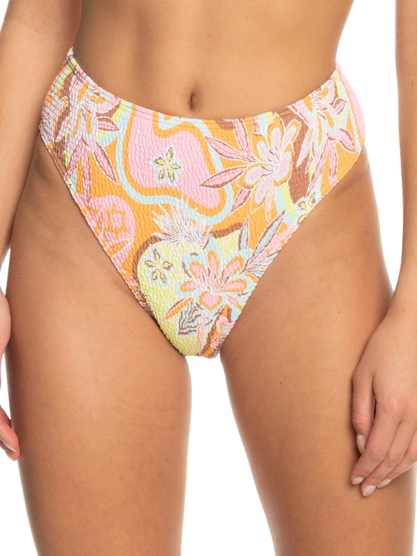 Floraldelic - High Leg Bikini Bottoms For Women