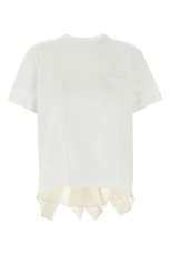 Flounced T-shirt White Size
