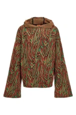 Flow Jacquard hooded sweater Multicolor Size