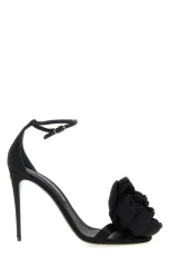 Flower sandals Black Size Flower sandals Black Size