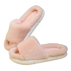 Fluffy Slippers Women Slipper Socks Womens 4-7 Non Slip Personalised Gifts for Women Orthopedic Slippers for Women House Slippers for Women Cloud Sliders Women UK House Slippers Pink