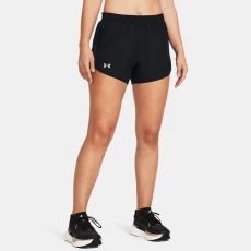 Fly-By Womens " Shorts Black / Black / Reflective