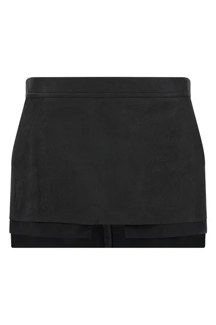 Fog Cutdff mini skirt - Black