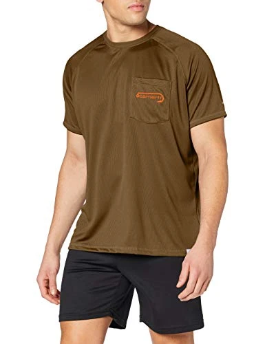 Force Fishing Graphic Short-Sleeve Men T-Shirt, Military Olive, S Size