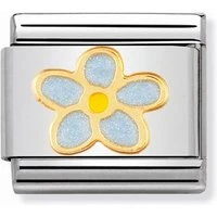 Forget Me Not Charm - Stainless Steel