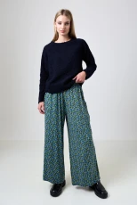 Foster Bubble Pop Jersey Trousers - Navy