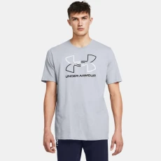 Foundation Mens Short Sleeve Mod Gray Medium Heather / White / Black