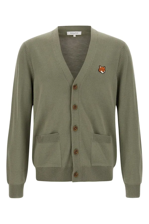 Fox Head Cardigan - L