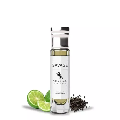 FR265 SAVAGE Roll-on Perfume Oil | Concentrated Fragrance Body Oil | Long Lasting Oil Based Perfume for Men | Travel Size Bottle Alcohol-Free (6ml)