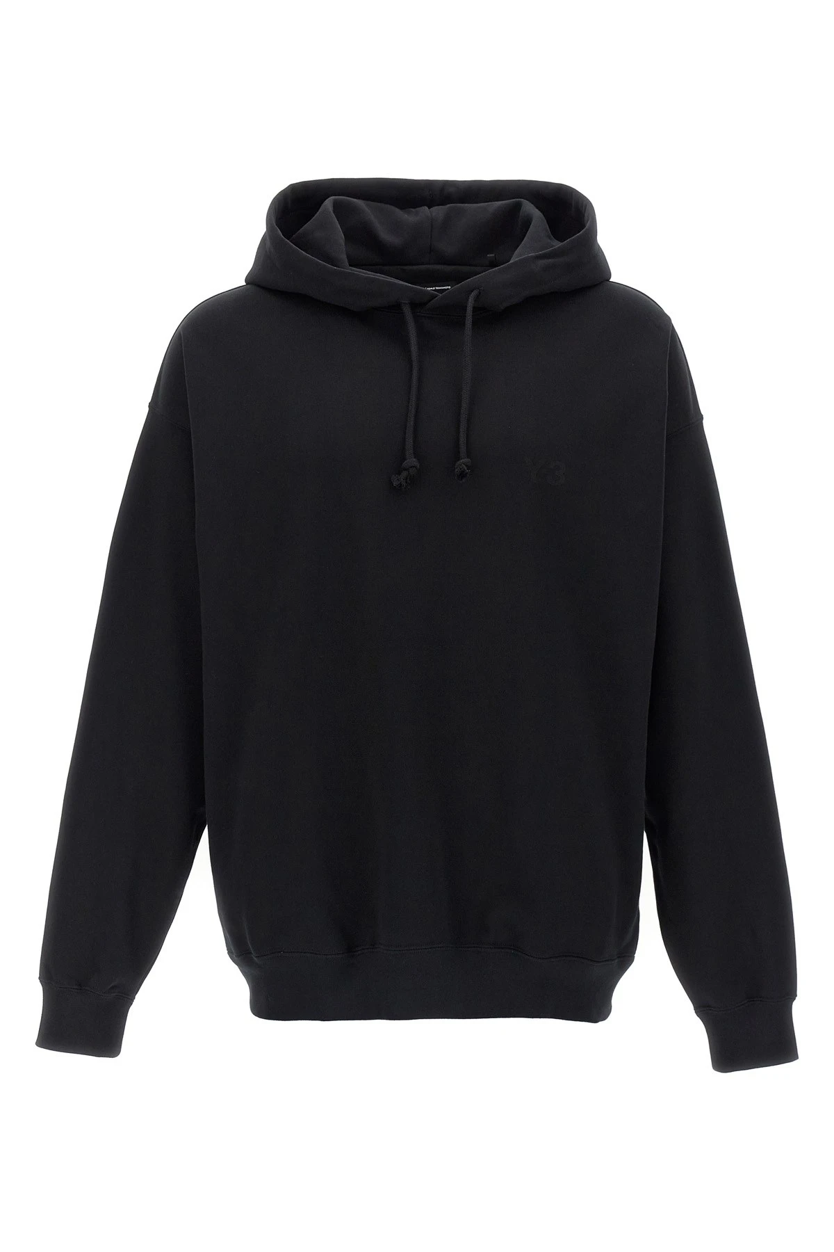 French Terry Zip Hoodie - Black