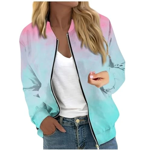 Friday Deals 2024 My Orders Today's Deals of The Day Bomber Jacket Women Summer Lightweight Outerwea