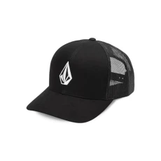 Full Stone Cheese Curved Peak Cap in Black Full Stone Cheese Curved Peak Cap in Black
