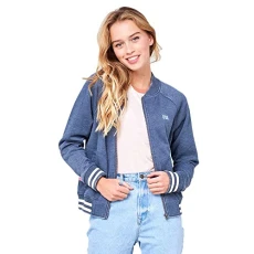 Full Zip Bomber Surf Revival Jacket in Navy (14) Full Zip Bomber Surf Revival Jacket in Navy (14)