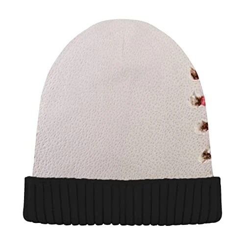 Funny Sport Ball Baseball Beanie Hat Winter Warm Knit Hats Cap for Men and Women