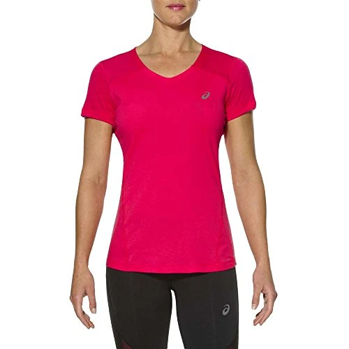 Fuse X Women's V-Neck Running T-Shirt - SS16 - X Small Pink