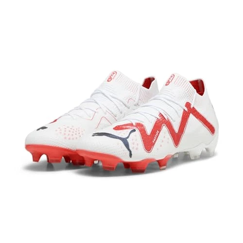 Future Ultimate.1 Womens Firm Ground Football Boots White/Pink 9 (43)