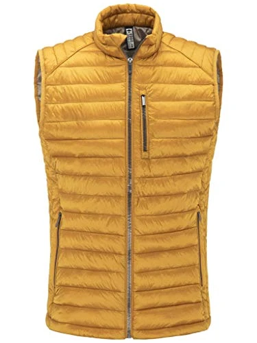 Fynch Hatton Gilet Smanicato Uomo Giallo Senape invernale XL