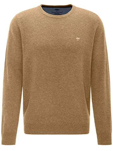 Fynch Hatton Maglione Senape Uomo Lana Merinos Cashmere 1219800 L