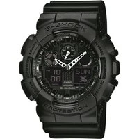 G-Shock GA-100-1A1ER Black Resin Strap Combi Watch