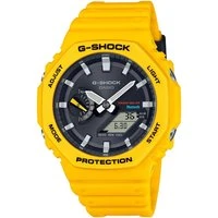 G-Shock GA-B2100C-9AER Yellow Resin Strap Bluetooth Solar Combination Watch