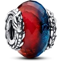 Game of Thrones Ice & Fire Dragons Dual Murano Glass Charm