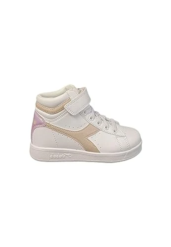 Game P High Girl Ps Gymnastics Shoe, White Sand Beige, 3 UK