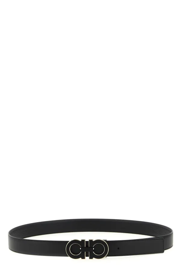 Gancini Reversible Belt - 100 cm