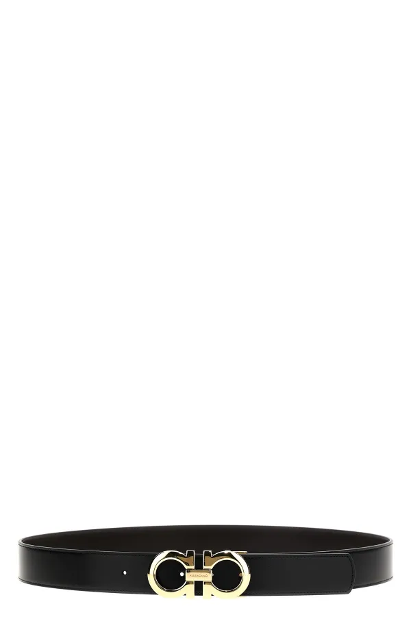 Gancini Reversible Belt - 100 cm