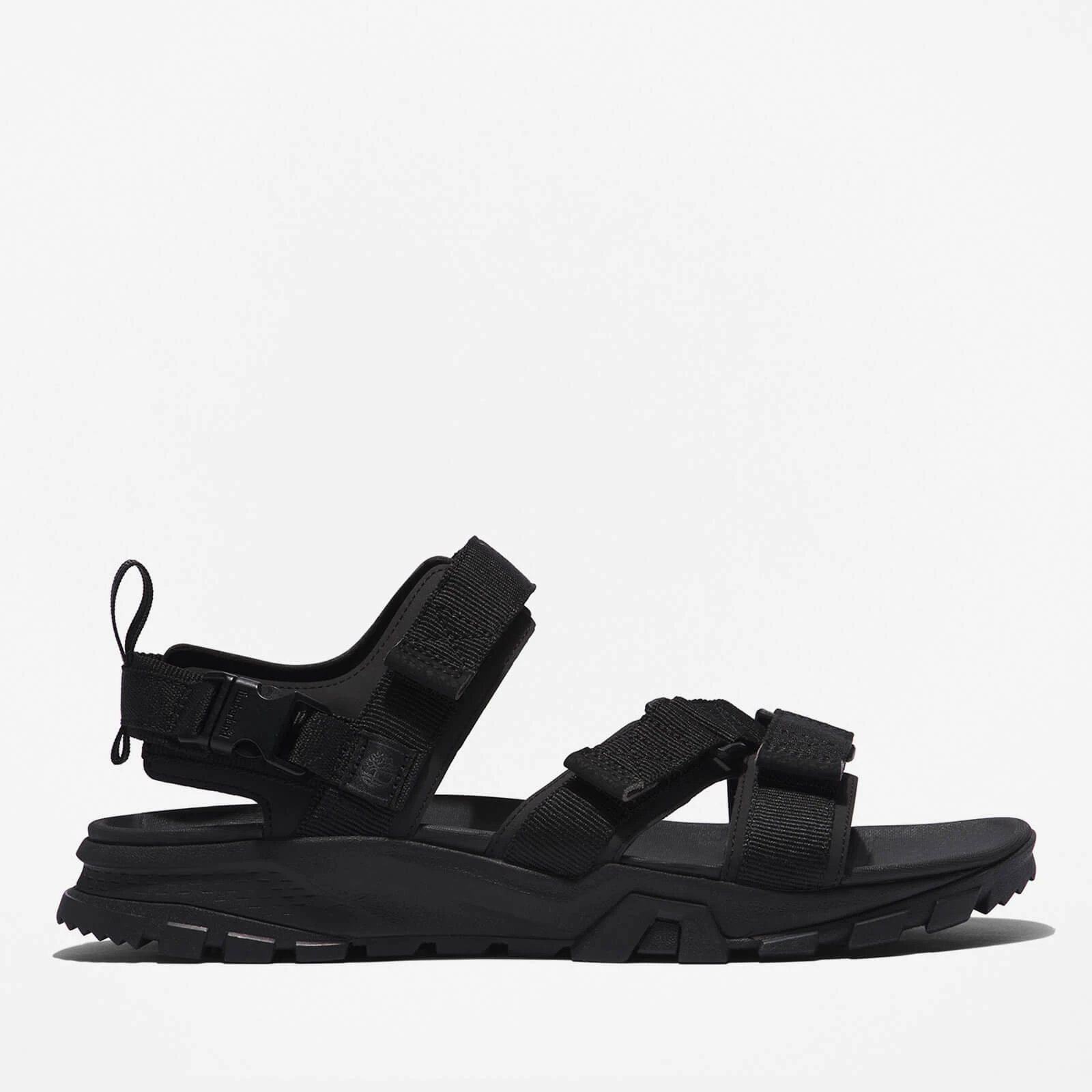 Garrison Trail Leather and Textile-Blend Sandals - UK 85 - Black