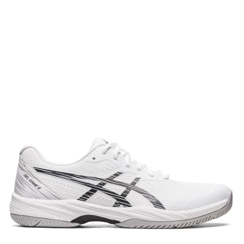 Gel Game 9 Mens Tennis Shoes White/Black 8.5 (43.5)