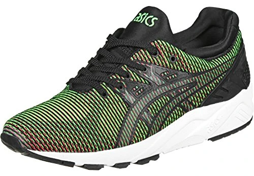 GEL-Kayano Trainer Evo, Unisex Adults’ Low-Top Sneakers, Green (Gecko Green/guava), 3.5 UK (37 EU)