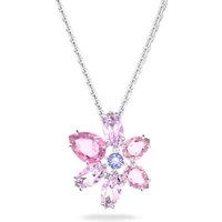 Gema Pink Flower Necklace - 41cm