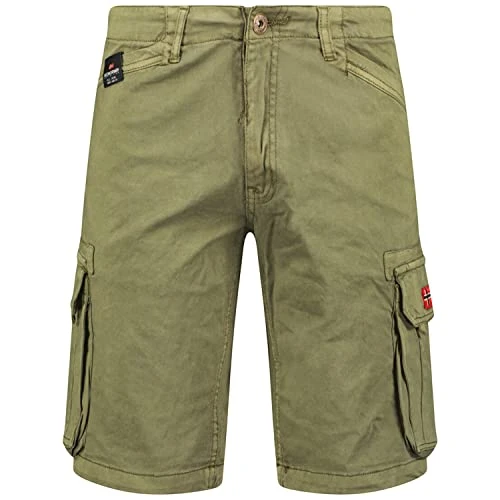 GEO Norway Palar Men -Short/Bermuda Men - Cotton Cargo Trousers, Men's Clothing for Summer - Shorts 