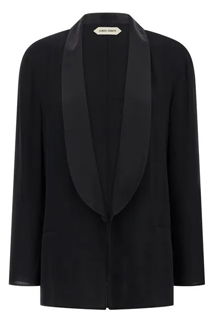 Georgette blazer - Black