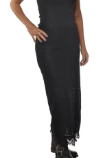 , GERLINE-Midi Skirt Midi Skirt-Z99 Black, Black, 8 , GERLINE-Midi Skirt Midi Skirt-Z99 Black, Black, 8