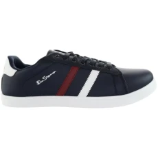 Gerson Synthetic Navy Blue Low Lace Up Mens Trainers BEN3423 P13 Gerson Synthetic Navy Blue Low Lace Up Mens Trainers BEN3423 P13