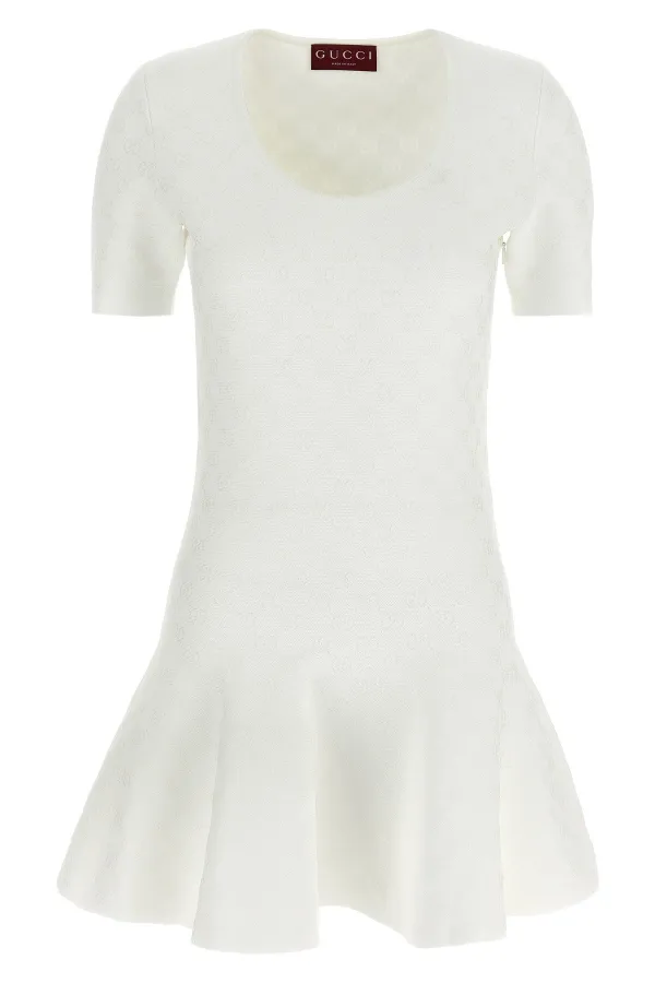 GG Viscose Jacquard Mini Dress