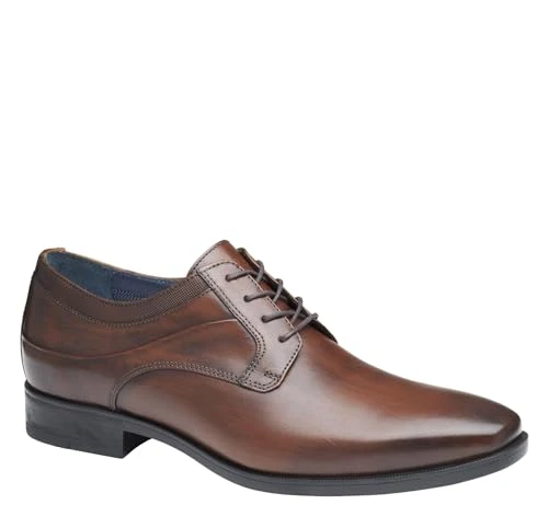 Gibbons Plain Toe Shoes, Mahogany Full Grain, 10.5 Wide