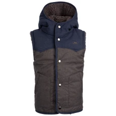 Gilet Obtain Polyamide PU Coating Dark Grey Marl
