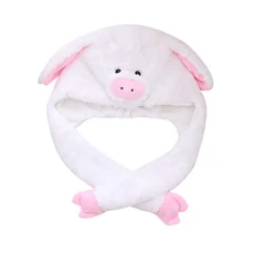 Girl Boy Funny Cute Animal Ear Hat Can Move Pop Up Airbag Magnet Cap Plush Gift Girl Boy Funny Cute Animal Ear Hat Can Move Pop Up Airbag Magnet Cap Plush Gift