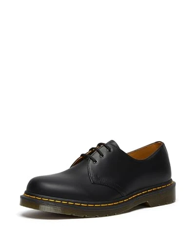 Girl's 1461 Oxford, Black Black Smooth, 3 UK