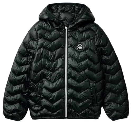 Girl's 21incn04u Jacket, Black, 130 cm